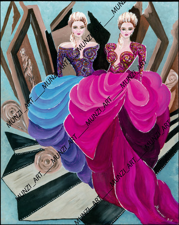 Wigged - Paper Print